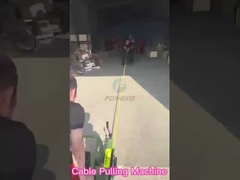 China Máquina de empuje y extracción de fibra óptica Máquina de extracción de cables de fibra óptica