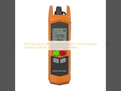 Mini Opm Power Meter admite FC/SC/ST 2.5mm Conector universal con medidor de potencia de fibra óptica VFL