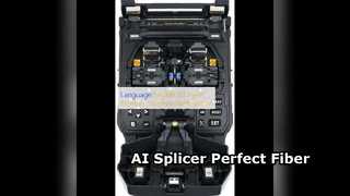 Soldadura de precisión del empalmador de fusión FTTH AI 5Pro