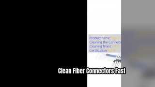 Herramienta de limpieza de conectores de fibra óptica para LC MU ST