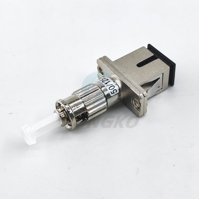 Hembra con varios modos de funcionamiento del metal 50/125 al adaptador masculino, SC al adaptador híbrido de la fibra óptica del ST