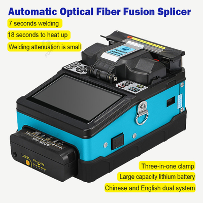 Máquina que empalma de soldadura de la fibra óptica de FTTH 7S, encoladora de fibra óptica de la fusión de FONGKO