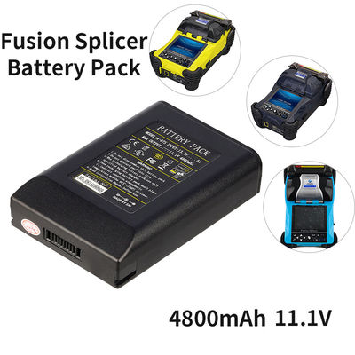 Salida óptica entrada 11.1V 4800mAh de la batería de la encoladora de la fusión de la fibra de 13.5V 5A