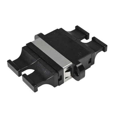 Adaptadores dúplex sin brida FONGKO Black DX Flange para fibra óptica MPO