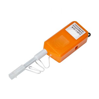 Pluma de limpieza de fibra óptica FKEQU-446 CLEP-125-M para LC/MU 1.25mm con 800+ limpiezas MINI Tipo Naranja Color de limpieza de conectores de fibra óptica