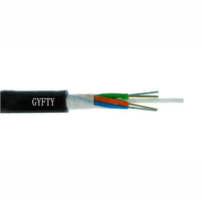 Internet de alta resistencia 8.8mm~14m m del cable de fribra óptica de Gyfty Ftth del estándar del IEC