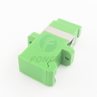 Adaptadores ópticos de las ventas del SC APC del adaptador del obturador de la fibra a una cara auto híbrida de fibra óptica caliente del reborde