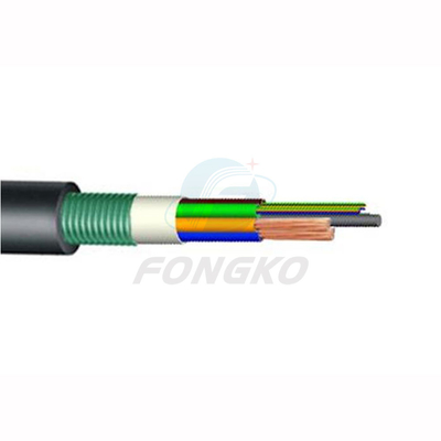 Cable de fribra óptica flexible de la comunicación de los Gdts 250um para la red