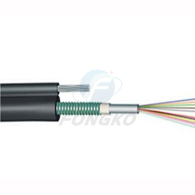 Cable de fribra óptica al aire libre Gyxtc8S de FONGKO Ftth Fttx para la red de área local