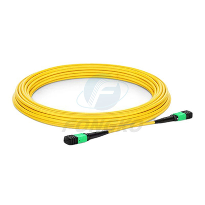 Puente unimodal 8 de la fibra de 1 metro 10G de MPO APC 12 arreglo para requisitos particulares de la ayuda de 24core 40G100G 1310 1550NM