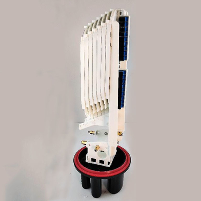 144 cierre óptico 4 Tray Heat Shrink del empalme de la fibra del adaptador del SC de la base 16