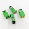 Adaptadores unimodales verdes de la fibra óptica del SC APC de Shell Auto Simplex para FTTH