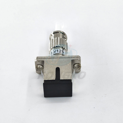 Hembra con varios modos de funcionamiento del metal 50/125 al adaptador masculino, SC al adaptador híbrido de la fibra óptica del ST