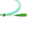 Cordón de remiendo de Ftth 1.6m m el 1M Length Optic Fiber Aqua Blue Cable Jumper