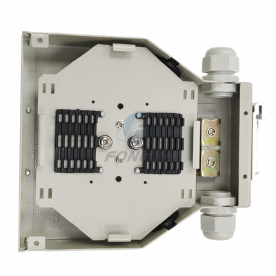 Caja de terminación de fibra exterior ST 4 puertos 4 núcleos