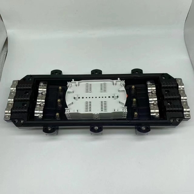 Fábrica 3IN 3OUT Cerradura de empalme de fibra óptica en línea IP68 144 núcleos Caja de cable conjunto de fibra óptica