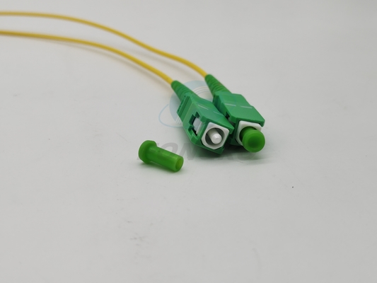 SC/APC a SC/APC Cable óptico de parche de fibra óptica MM SM Simplex 9/125 G652D G657A