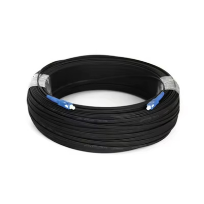 SC UPC APC Cordón de parches de fibra óptica SM Simplex G652D G657A Cables ópticos de caída