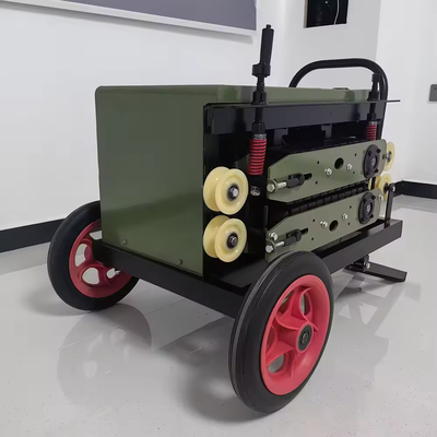 Tractor de cables de fibra óptica de rastreo Máquina de tirar de cables de fibra óptica