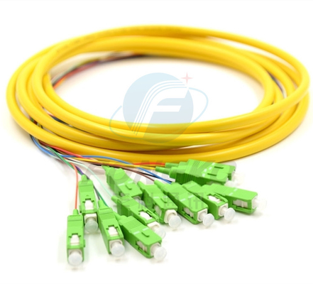 12F FTTH Cables de fibra óptica de fibra óptica SC APC UPC SM