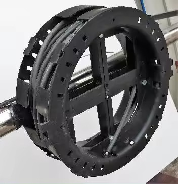 Reel de almacenamiento de cables de fibra ADSS con soporte de soporte de plástico