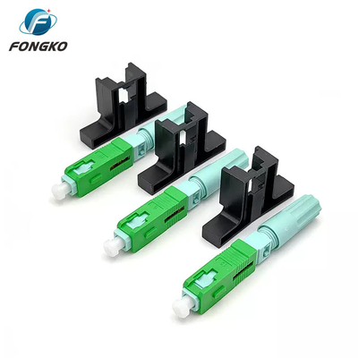 SC APC Conector rápido de fibra óptica Campo Instalar conector óptico rápido FTTH