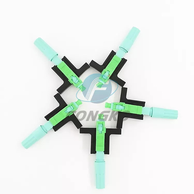 Conector de fibra óptica del empalme mecánico rápidamente para el LC/APC