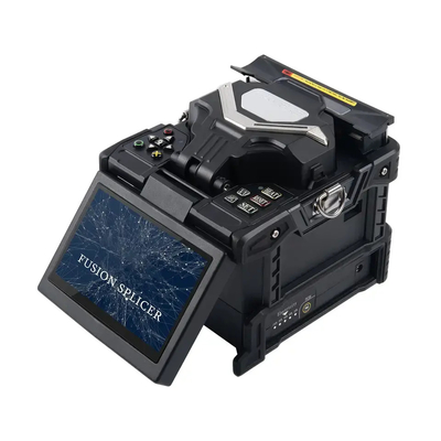 6 Motores FKEQU-161 Fibra óptica Fusión Splicer 6S FTTH máquina de empalme para el empalme rápido