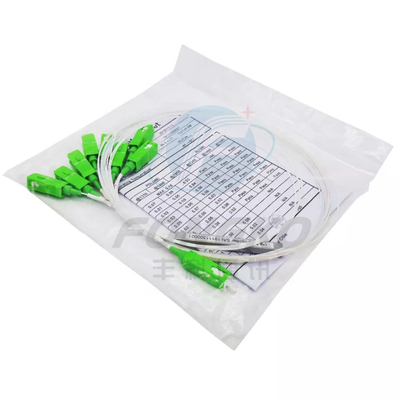 1*8 SC APC Fibra óptica PLC divisor 1:8 tubo de acero FTTH Mini divisor óptico PLC