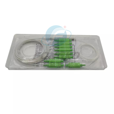 1*8 SC APC Fibra óptica PLC divisor 1:8 tubo de acero FTTH Mini divisor óptico PLC