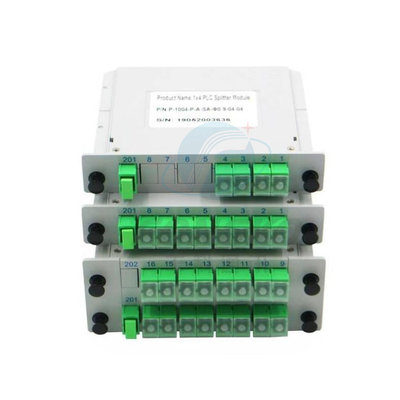 1*8 1*16 1*32 SC APC Fibra óptica PLC Splitter LGX FTTH Splitter óptico PLC