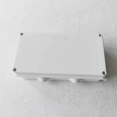 Caja de unión ABS de plástico blanco IP65 resistente a la intemperie 200*100*70mm para soluciones FTTx