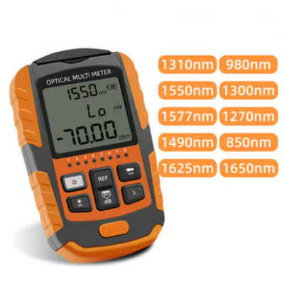 Mini medidor de potencia óptica para longitud de onda 800-1700nm y temperatura de funcionamiento -10-50C