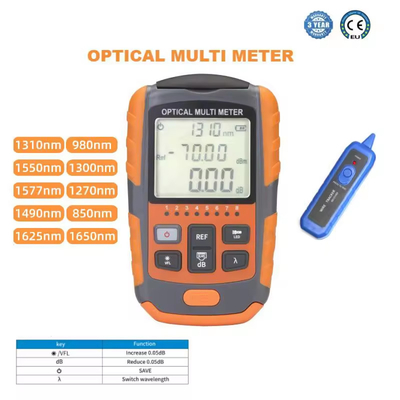 Mini medidor de potencia óptica para longitud de onda 800-1700nm y temperatura de funcionamiento -10-50C