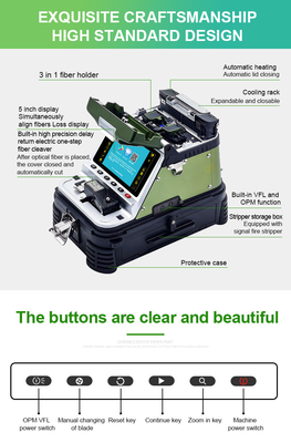 AI20 AI30 AI10 Fusion Splicer FTTH Soldador de fibra óptica FTTH Máquina de empalme de fibra óptica