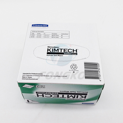 Limpieza cinta de cinta de fibra óptica limpieza Papel libre de polvo Herramienta de limpieza Kimwipes Papel libre de polvo