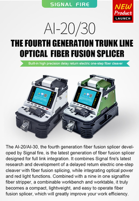 Máquina de empalme de fibra óptica incorporada VFL OPM AI-10A actualización AI20 AI-30 Empalme de fusión de fibra óptica