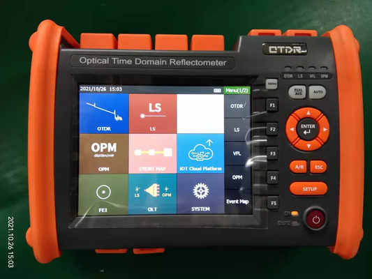 FTTH VFL OPM Optical Time Domain Reflectometer Inteligente con múltiples funciones de fibra óptica OTDR
