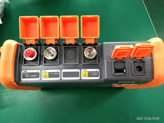 FTTH VFL OPM Optical Time Domain Reflectometer Inteligente con múltiples funciones de fibra óptica OTDR