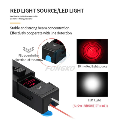 Tester de fibra óptica 10 km Fuente de luz roja Luz LED Todo en una máquina Instrumento de identificación de señal de fibra