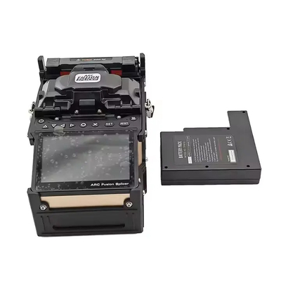 6 Motores Fusion Splicer de cable de fibra óptica Ftth Fibra óptica máquina de empalme