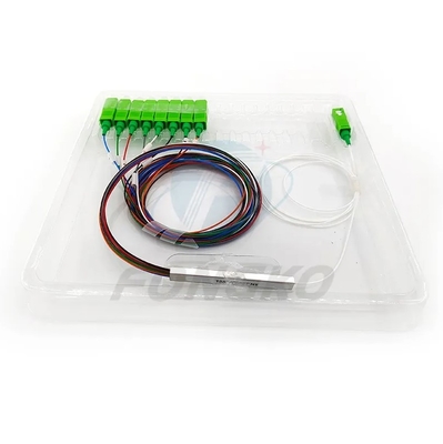 1x2 1x4 1x8 1x16 2x8 2x16 PLC Splitter PLC Splitter de fibra óptica con conector SC APC UPC