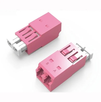 LC/PC a LC/PC OM4 acoplador multimodo sin bridas OM4 adaptador de red de fibra óptica