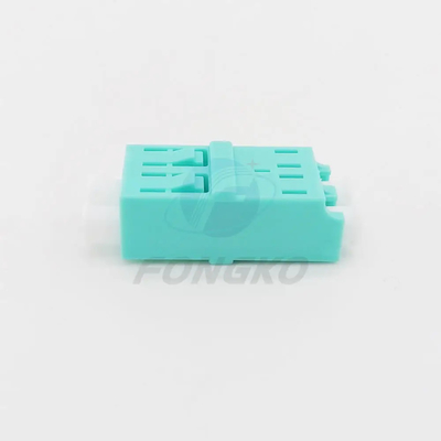 OM3 acoplador de plástico LC a LC adaptadores dúplex adaptador de conector de fibra óptica