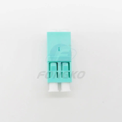 OM3 acoplador de plástico LC a LC adaptadores dúplex adaptador de conector de fibra óptica
