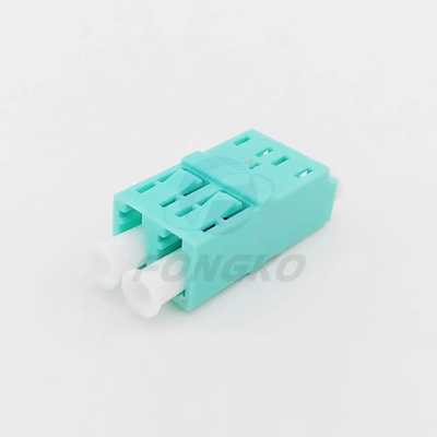 OM3 acoplador de plástico LC a LC adaptadores dúplex adaptador de conector de fibra óptica