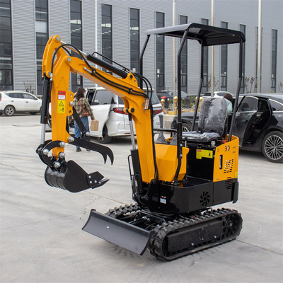 FONGKO Wholesale KOOP EURO5 Mini excavadoras con motor compacto KOOP 192F con motor de 1 tonelada Mini excavadora pequeña