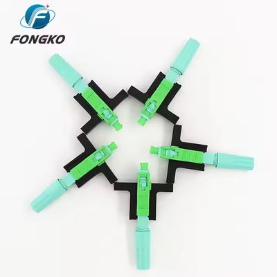 Precio de fábrica Conector rápido SC/APC Conector de fibra óptica