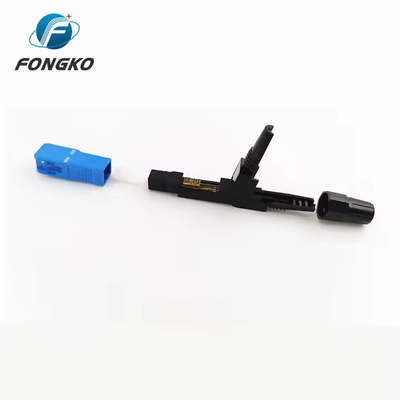 SC UPC APC PC SM Modo único Conector de 55 mm Adaptador de fibra óptica Conector rápido