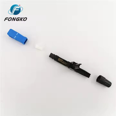 SC UPC APC PC SM Modo único Conector de 55 mm Adaptador de fibra óptica Conector rápido